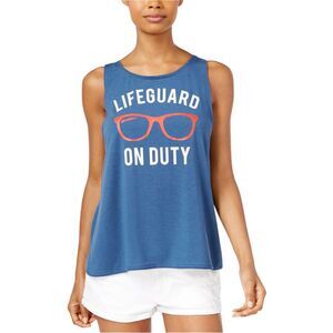 Baywatch Womens Juniors Lifeguard Tank Top, NWT